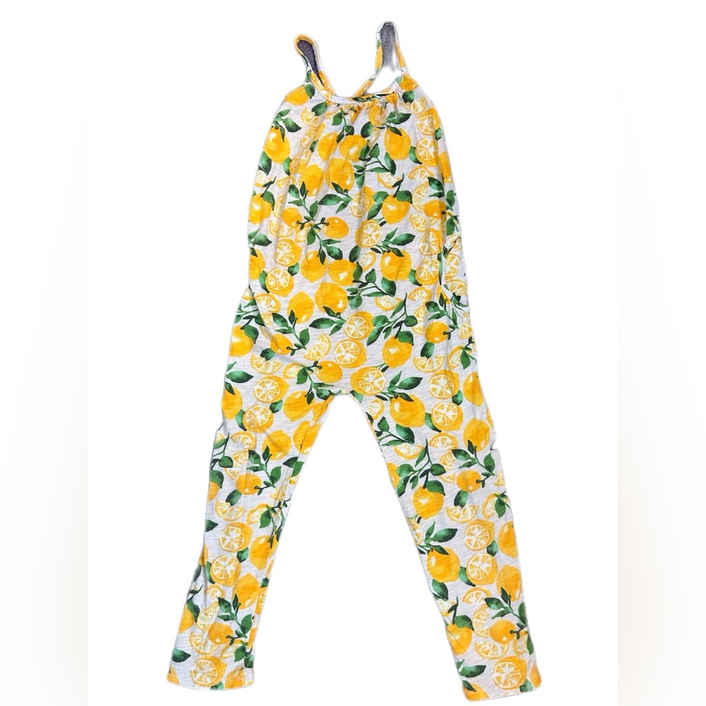 Old Navy Lemon Patterned Jumpsuit.
